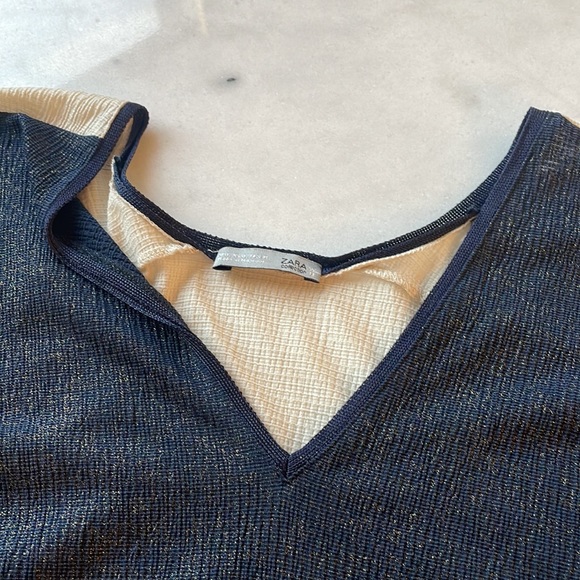 Zara V-neck Top - Picture 2 of 8